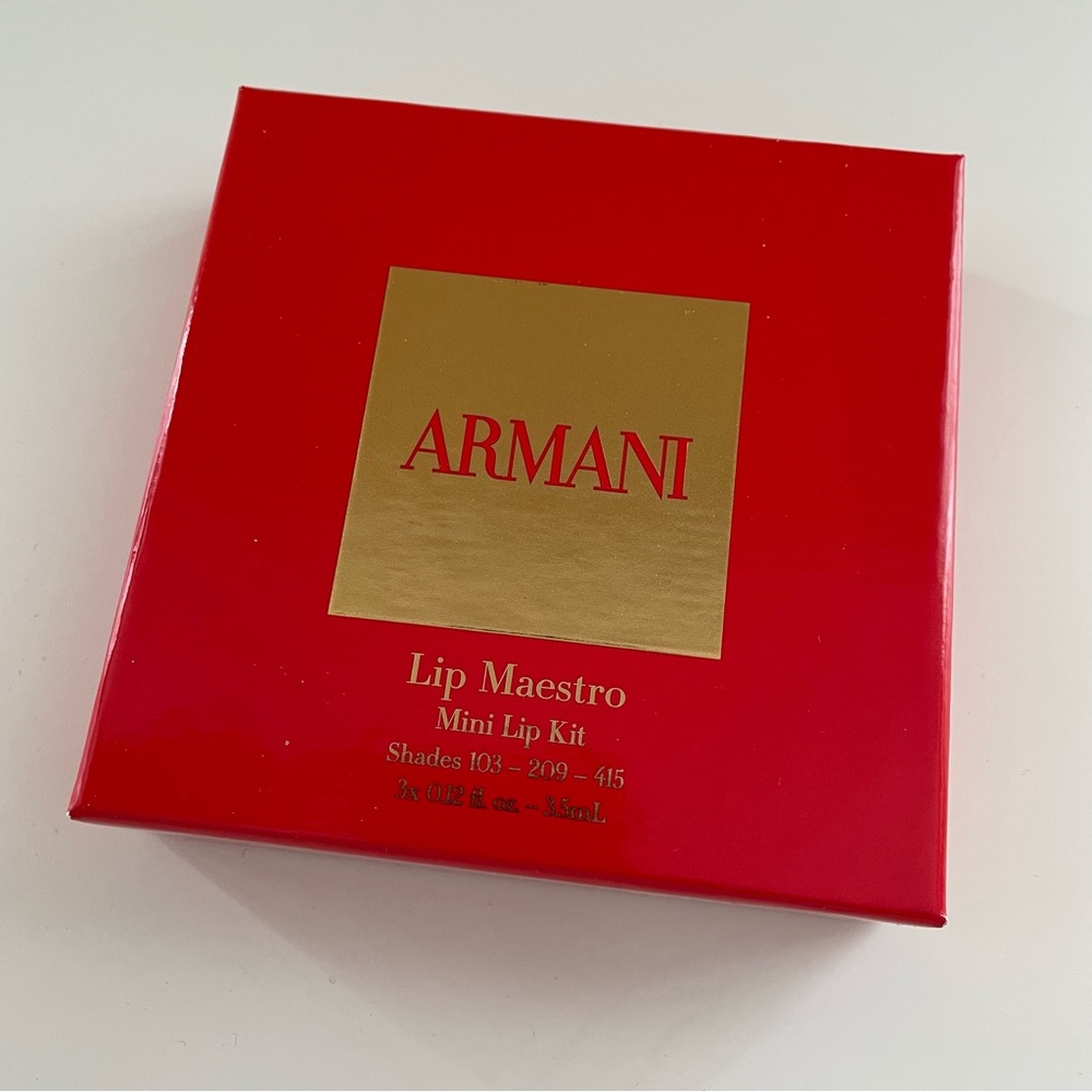 Armani Beauty Mini Lip Maestro Trio Set